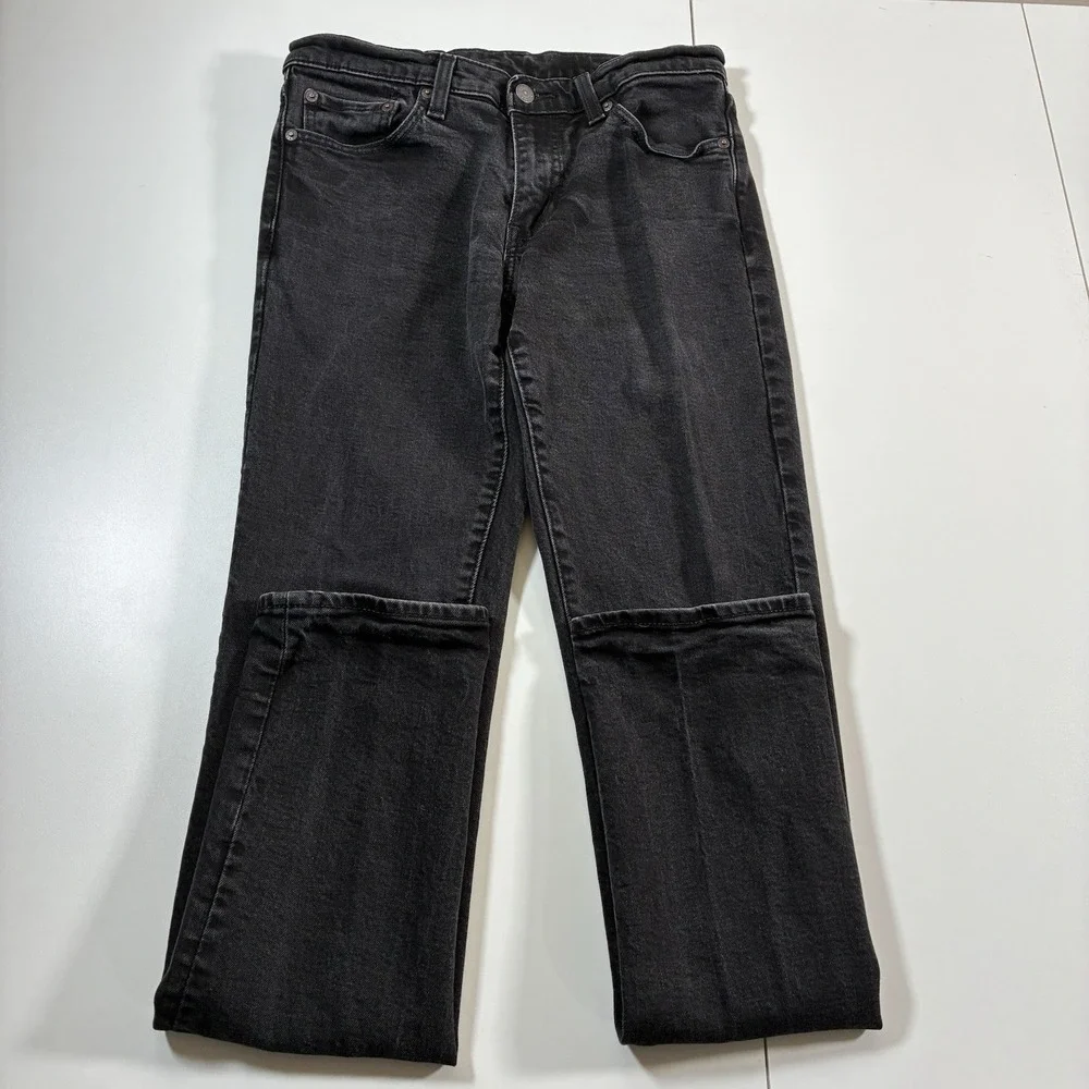 Levi's Premium 511 Jeans 29x32 Black Stretch‎ Denim Cowboy USA (Tag 30x34)